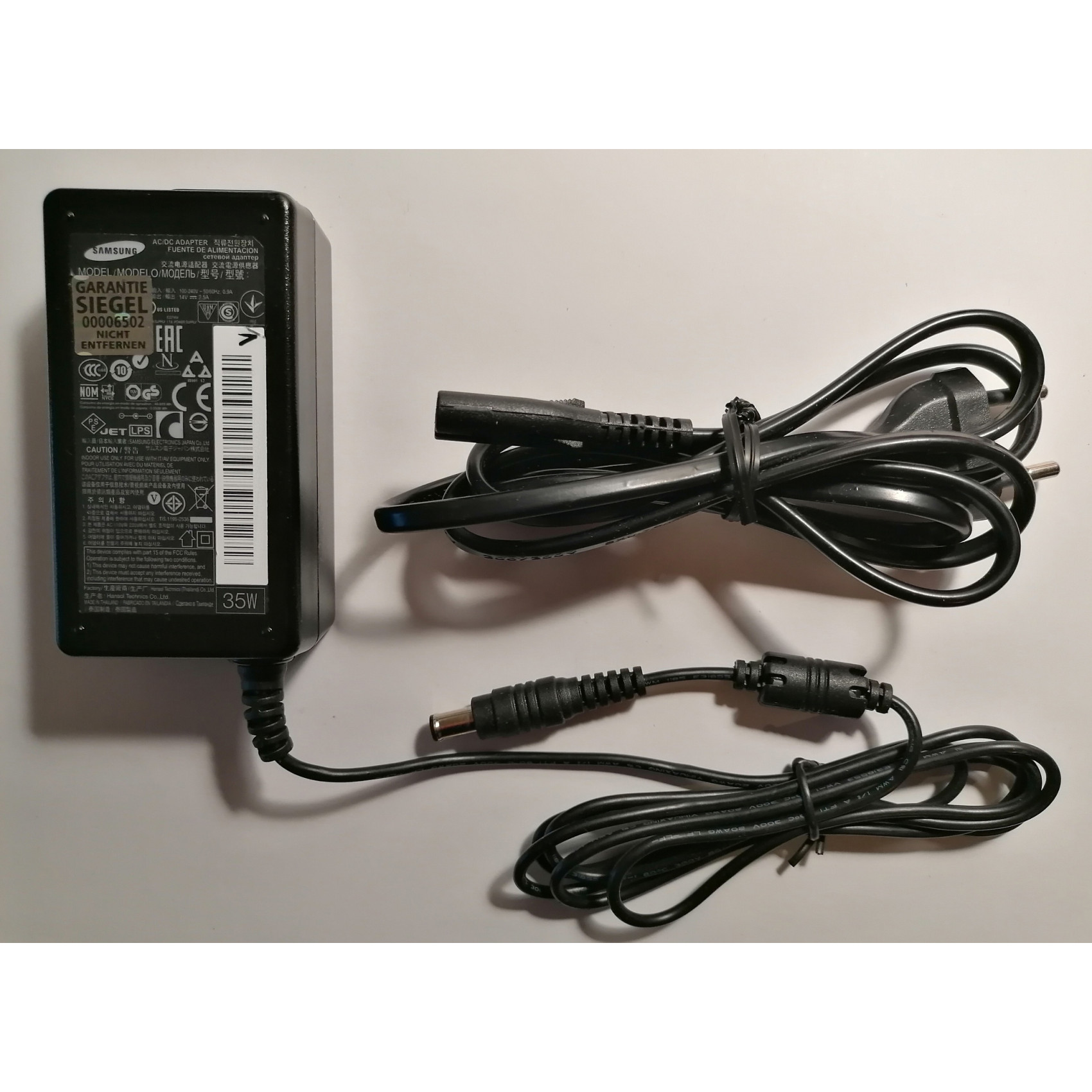AC Adapter For Samsung Odyssey G3 Series 24” 27” 32” Gaming