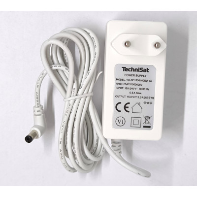 Original TechniSat YD-BE1500100EU-6A power supply charger power adapter 15V 1A